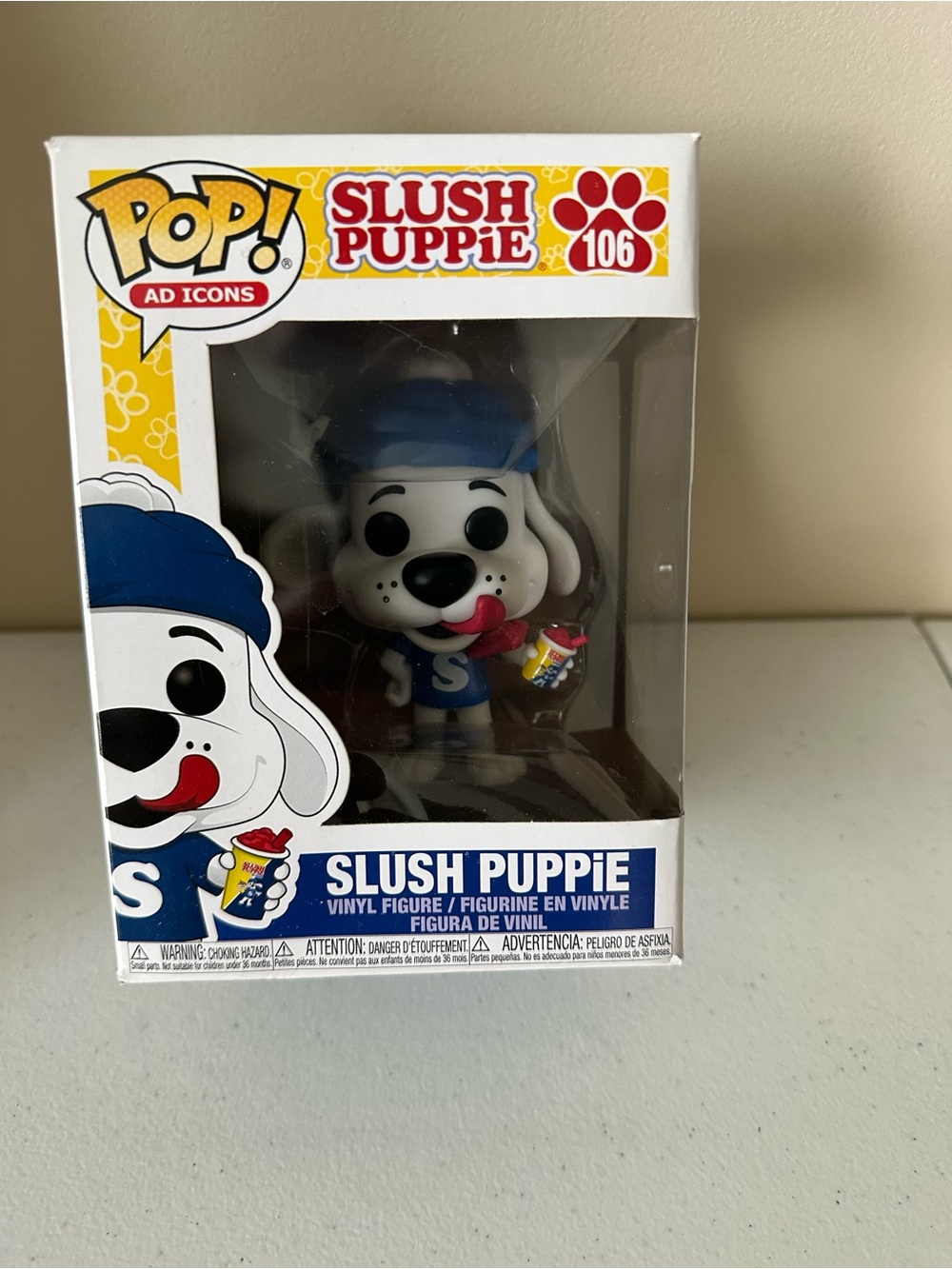 Funko Slush Puppie Pop! Vinyl Figure - White, Blue & Red